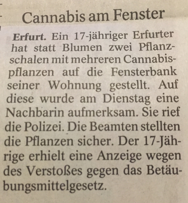 Thüringer Allgemeine 14.05.2018